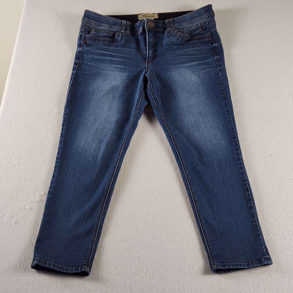 Democracy "Ab"solution Straight Leg Ankle Jeans Blue Denim - Women's Size 12